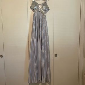 Masquerade Silver Sequin Formal | 5/6